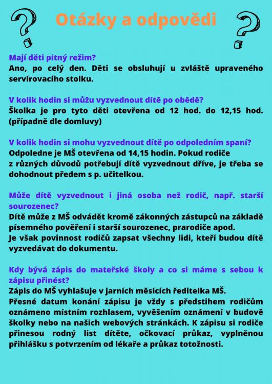 Otázky a odpovědi